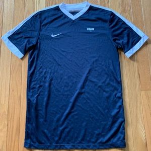 Nike Dri-FIT VSLR Men’s Medium Navy Blue Soccer Jersey Athletic Shirt